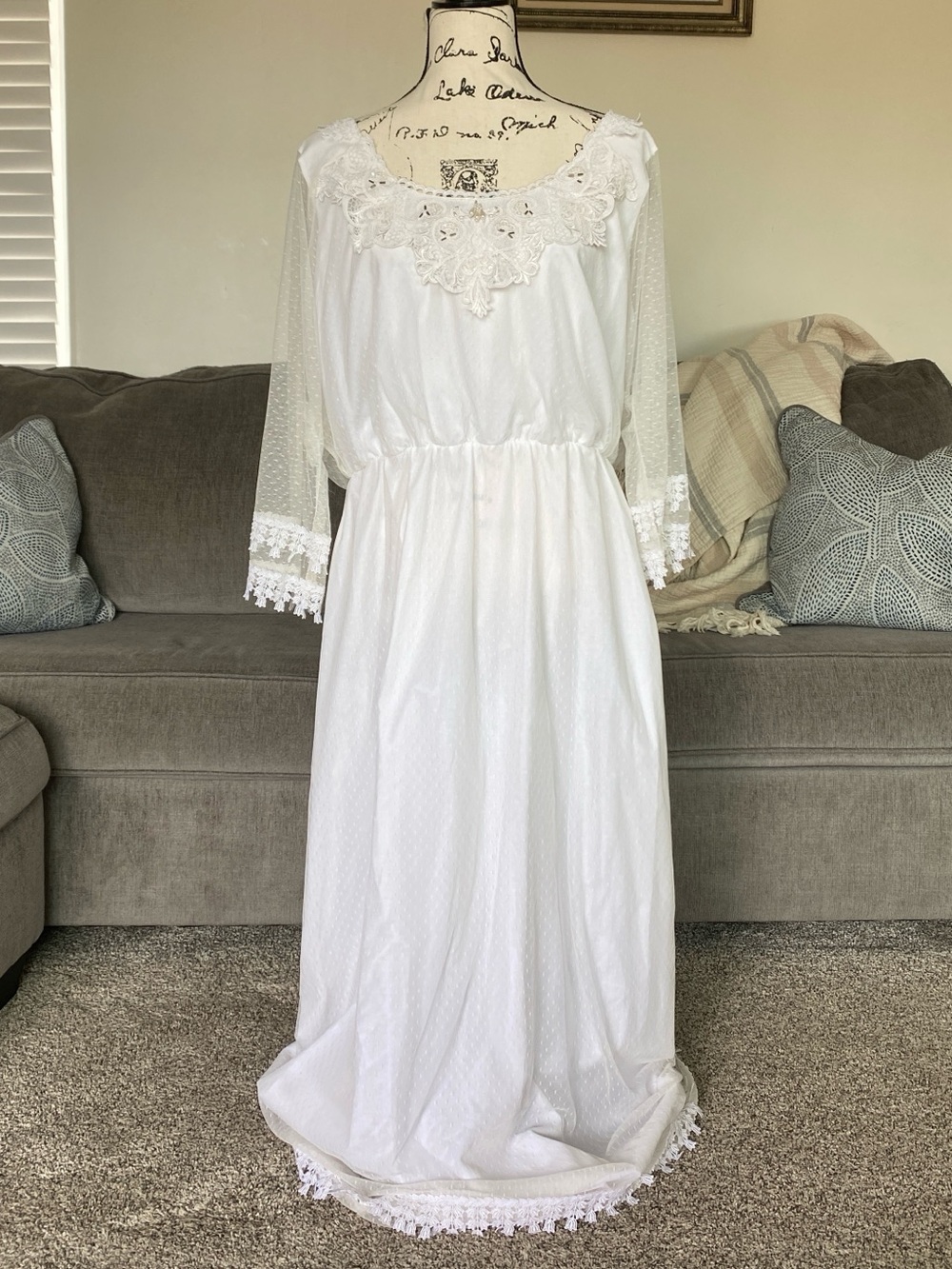 Recollections White Lace Maxi Dress